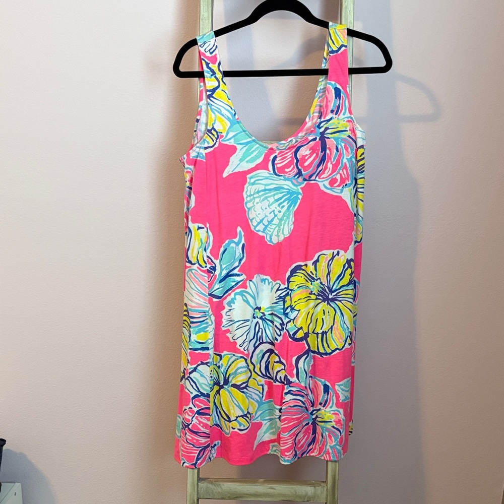 Lilly Pulitzer Pink Floral Mini Dress